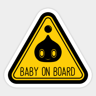 Baby on Board - Neutral Chao Sticker